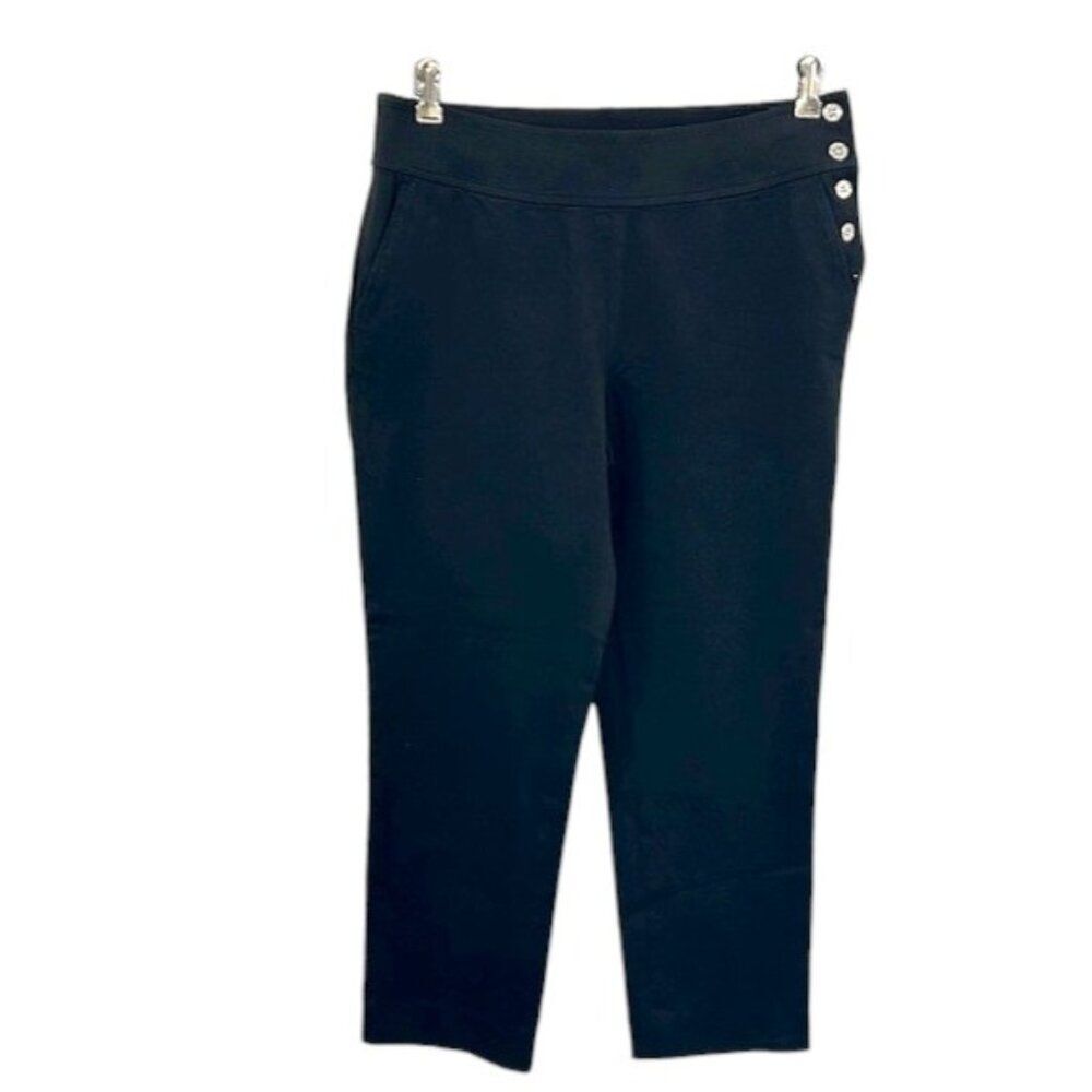 Lauren Ralph Lauren Pants Size 10 Black Stretch NWOT - Picture 2 of 9